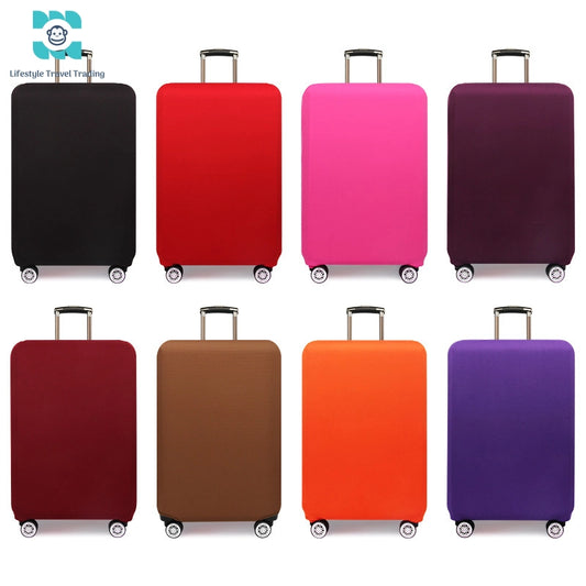 Thick Elastic Single Colour Luggage Covers