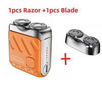 Portable Electric Shaver for Men – Mini Waterproof Travel Shaver