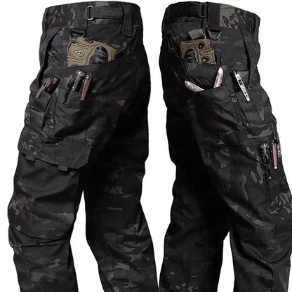 2024 Men's Tactical Waterproof Cargo Pants: Multi-Pocket Combat Trousers,Menwswear,apparel, mens pants, menswear, trousers,Lifestyle Travel Trading,AU,lifestyletraveltrading.com.au