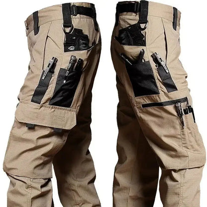 2024 Men's Tactical Waterproof Cargo Pants: Multi-Pocket Combat Trousers,Menwswear,apparel, mens pants, menswear, trousers,Lifestyle Travel Trading,AU,lifestyletraveltrading.com.au