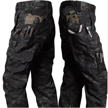 2024 Men's Tactical Waterproof Cargo Pants: Multi-Pocket Combat Trousers,Menwswear,apparel, mens pants, menswear, trousers,Lifestyle Travel Trading,AU,lifestyletraveltrading.com.au