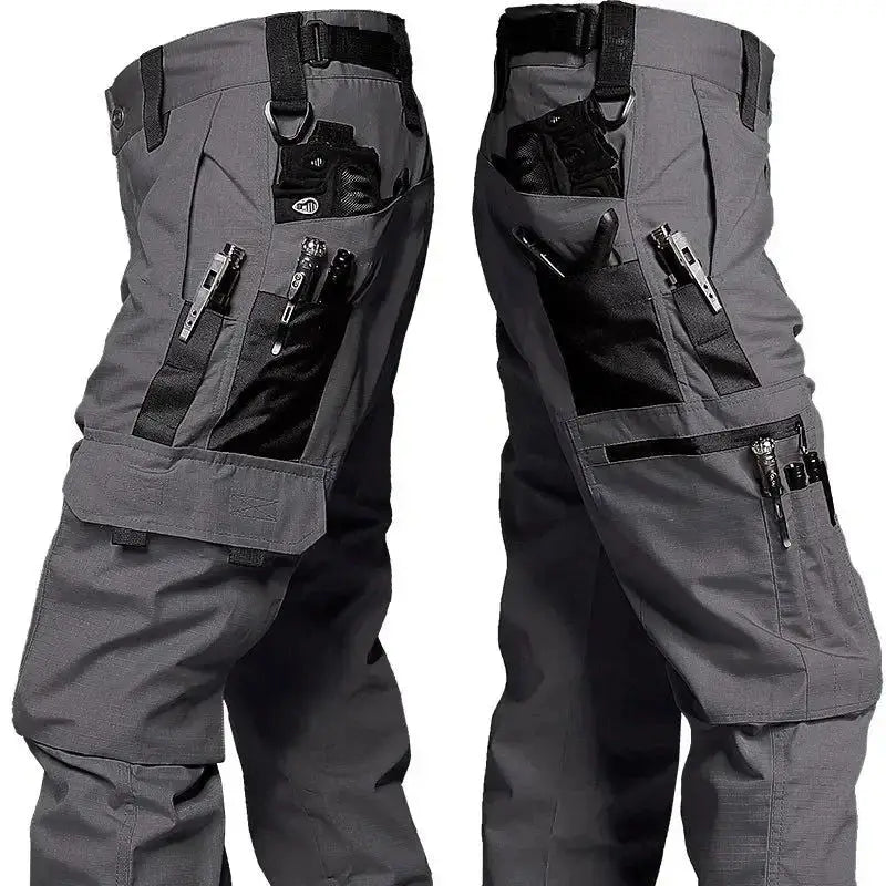 2024 Men's Tactical Waterproof Cargo Pants: Multi-Pocket Combat Trousers,Menwswear,apparel, mens pants, menswear, trousers,Lifestyle Travel Trading,AU,lifestyletraveltrading.com.au