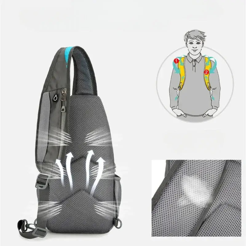 2024 New Waterproof Outdoor Sports Sling Bag: Travel Hiking Backpack,Crossover Bags,bags, Crossover, luggage accessories, travel accessories, unisex,Lifestyle Travel Trading,AU,lifestyletraveltrading.com.au