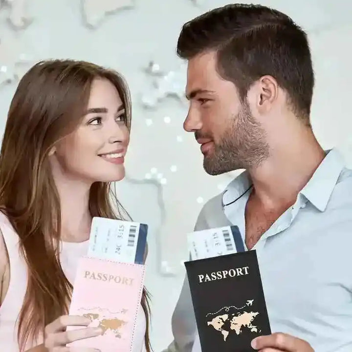 Passport Holder | PU Leather Travel Document Wallet Cover