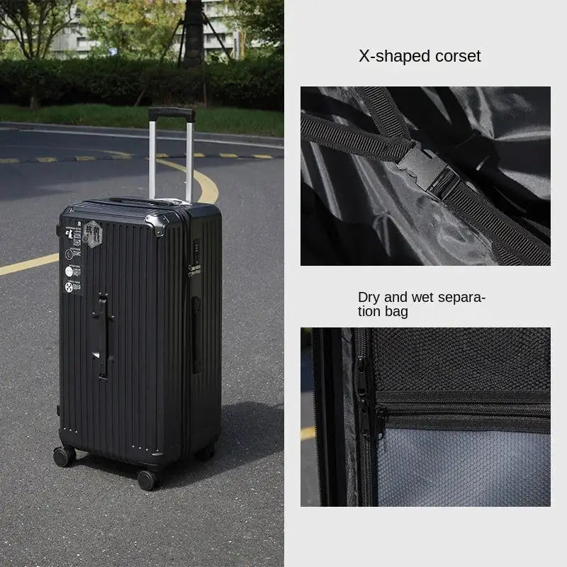 28-Inch Travel Bag with Five Wheels and Brakes: Spacious PC Luggage for 40'' & 50'' Options,Suitcase,luggage, red, suitcase, travel accessories,Lifestyle Travel Trading,AU,lifestyletraveltrading.com.au