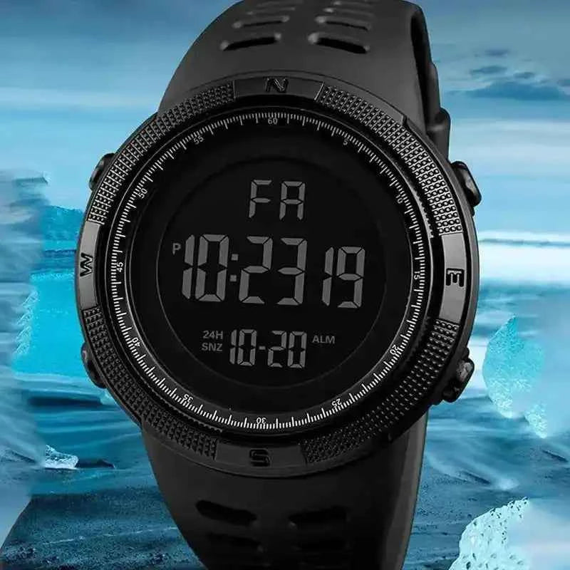 Military Quartz Watch | Men's Digital LED Sports Timepiece - Lifestyle Travel Trading
