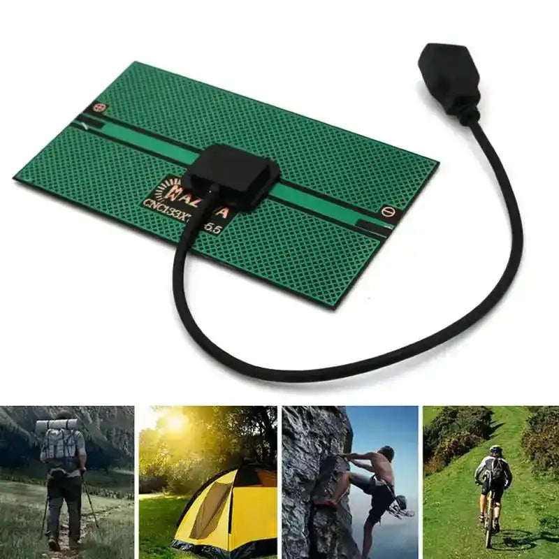 Mini Solar Charger | 5.5V Portable Waterproof USB Panel for Outdoor Use Dropified