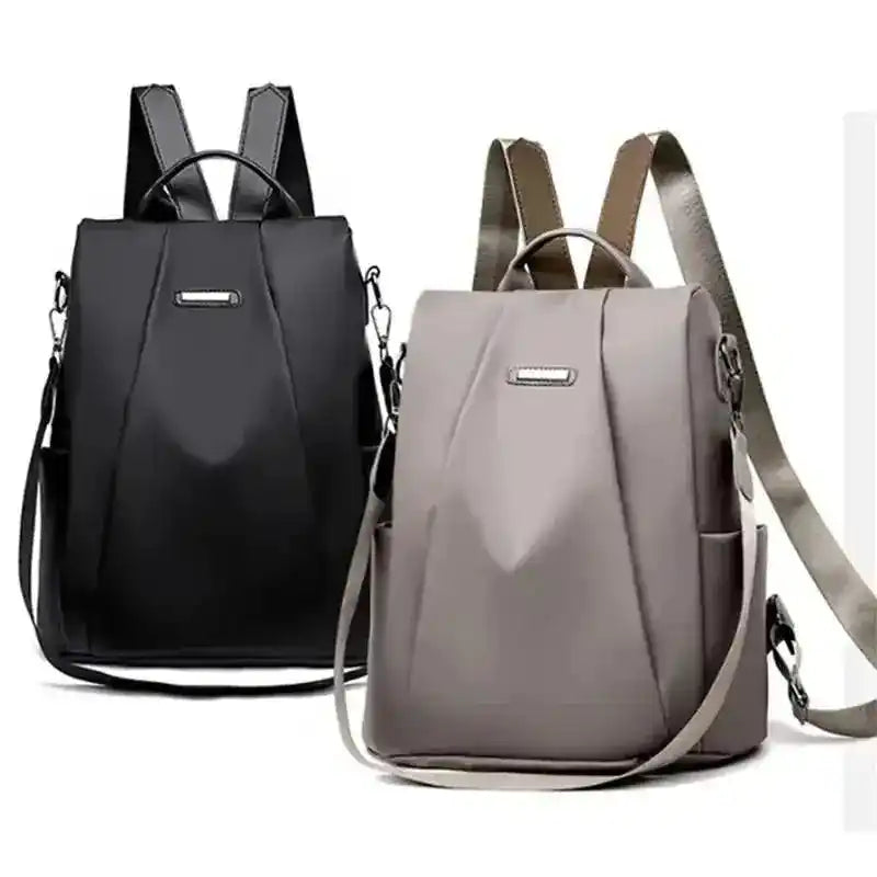 New women's fashionable multifunctional backpack solid color backpack detachable casual portable shoulder strap Dropified