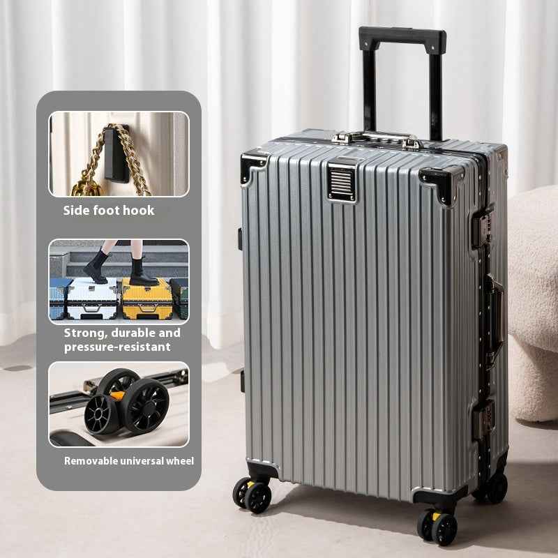Aluminium Frame Suitcase – Large‑Capacity Hard‑Shell Luggage