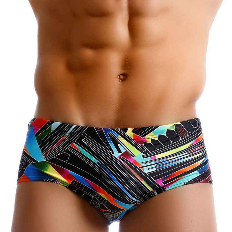 Graffiti Style Swim Trunks | Men's Quick‑Dry Beach Shorts