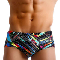 Graffiti Style Swim Trunks | Men's Quick‑Dry Beach Shorts