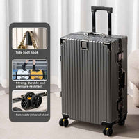 Aluminium Frame Suitcase – Large‑Capacity Hard‑Shell Luggage