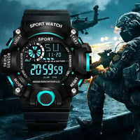 Men’s Military Digital Watch – Sports Multifunction Design - Lifestyle Travel Trading