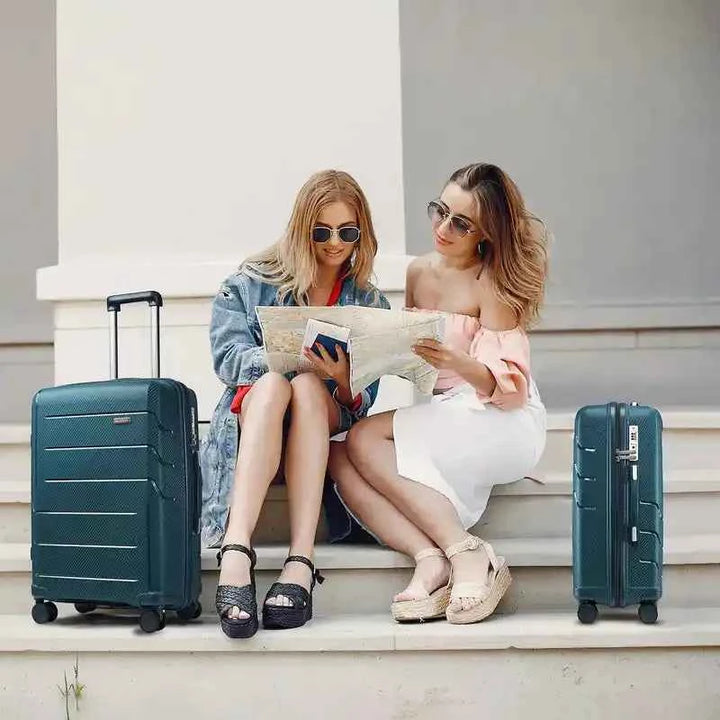 3pc Luggage Set | Suitcases with TSA Lock & Swivel Wheels