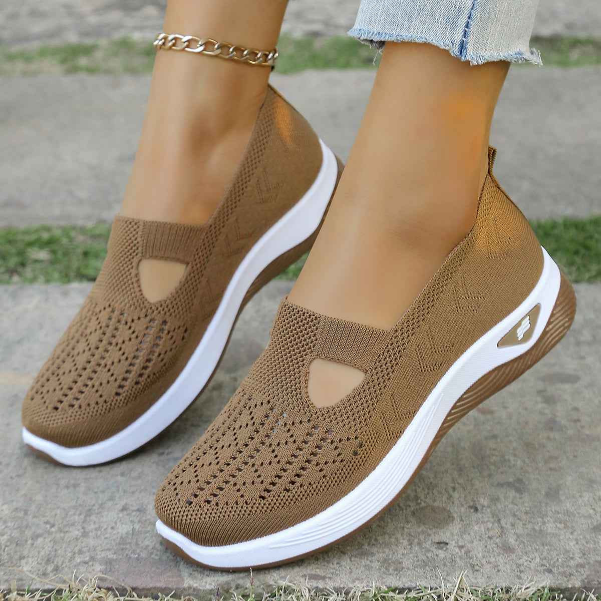 Chunky Mesh Shoes | Women's Breathable Casual Sneakers