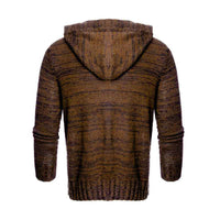 Hooded Turtleneck Sweater – Casual Knit Pullover