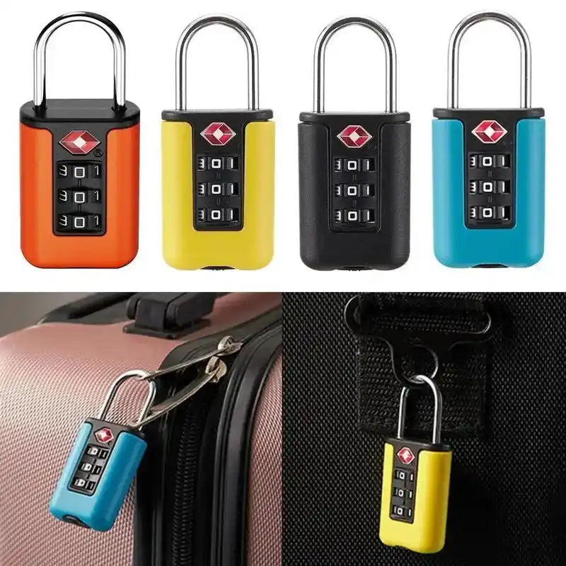 TSA Padlock | Customs Approved Combination Lock for Travel Luggage Dropified