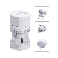 Three‑in‑One Travel Power Adapter – Compact Universal Plug