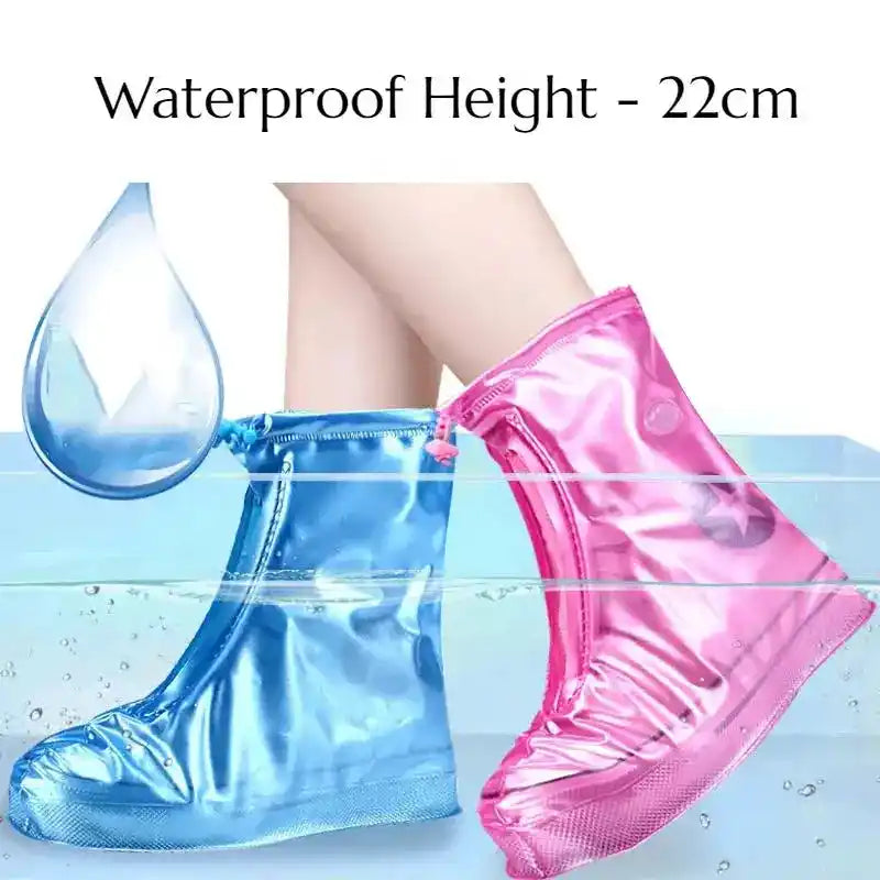 Silicone Waterproof Shoe Cover Unisex Shoes Protectors Rain Boots for Indoor Outdoor Rainy Reusable Quality non-slip shoe Cover Lifestyle Travel Trading