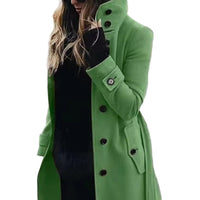 Women’s Longline Cardigan Coat – Casual Slim‑Fit Polyester Outerwear