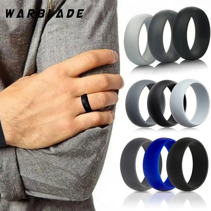 6-12 Size Hypoallergenic Flexible FDA-Approved Silicone Rings for Men and Women - 3-Piece Set of Eco-Friendly Rubber Finger Bands,Jewellery,accessories, Jewellery, rings, unisex,Lifestyle Travel Trading,AU,lifestyletraveltrading.com.au