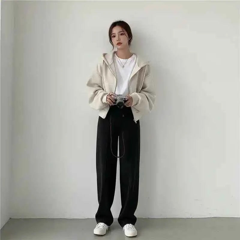 Fleece-Lined Women Hoodie | Zip-Up Warm Hooded Sweatshirt