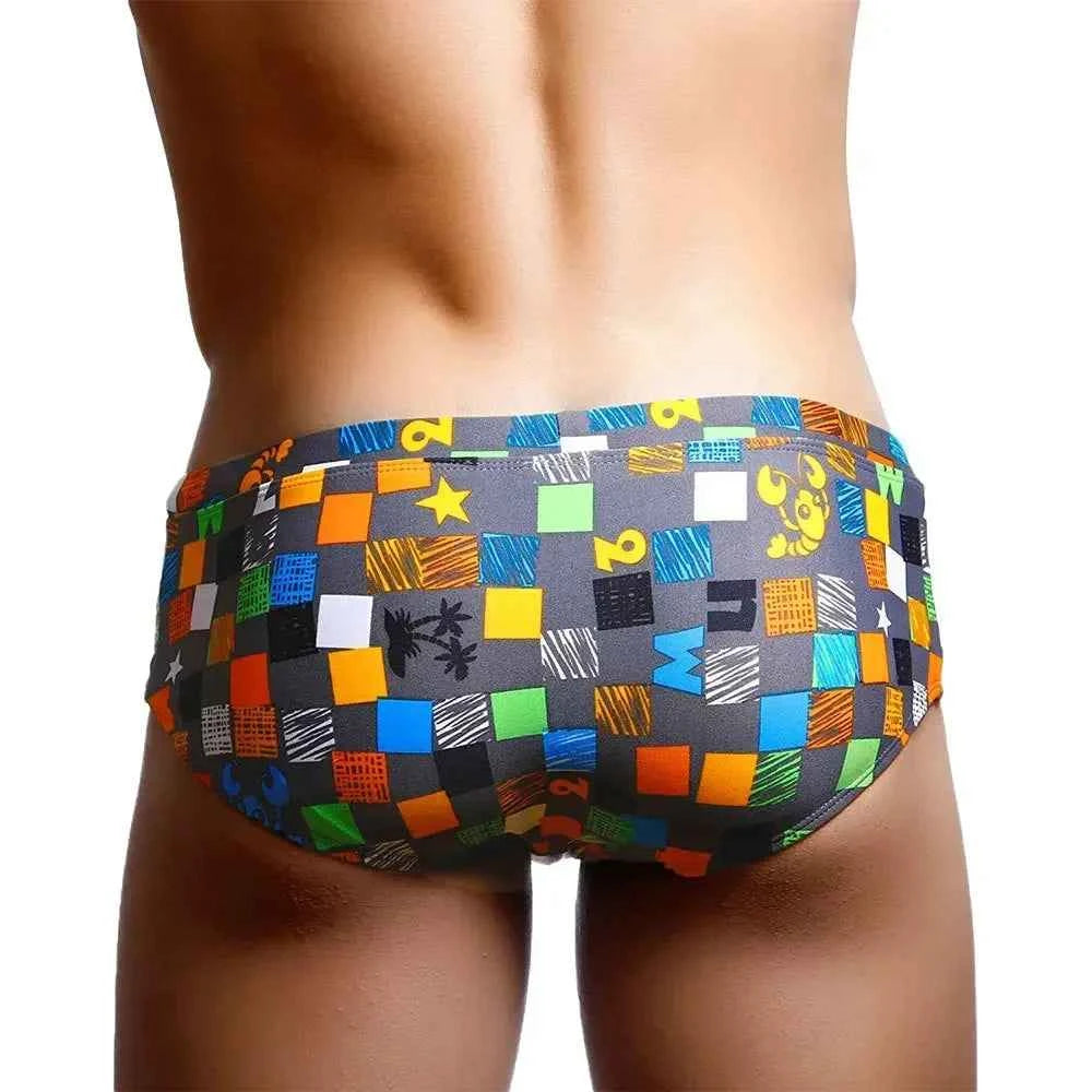 Graffiti Style Swim Trunks | Men's Quick‑Dry Beach Shorts