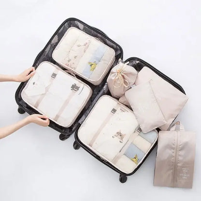 7PCS Luggage Packing Travel Organizer,Package Organisers,luggage accessories, package organisers, storage packs, travel accessories, travel organiser,Lifestyle Travel Trading,AU,lifestyletraveltrading.com.au