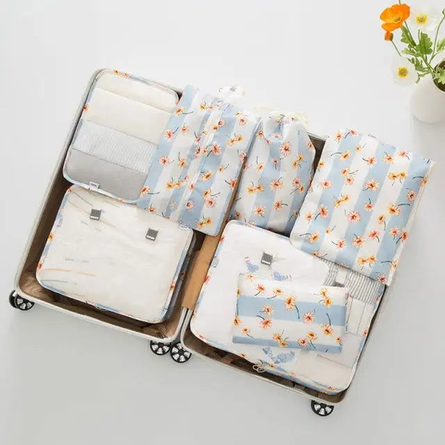 7PCS Luggage Packing Travel Organizer,Package Organisers,luggage accessories, package organisers, storage packs, travel accessories, travel organiser,Lifestyle Travel Trading,AU,lifestyletraveltrading.com.au