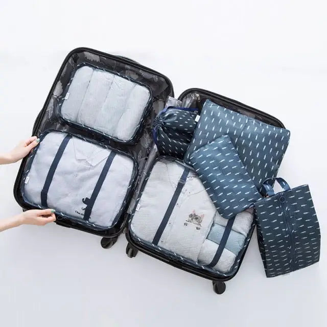 7PCS Luggage Packing Travel Organizer,Package Organisers,luggage accessories, package organisers, storage packs, travel accessories, travel organiser,Lifestyle Travel Trading,AU,lifestyletraveltrading.com.au