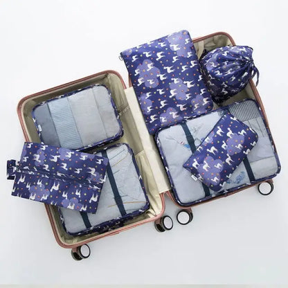 7PCS Luggage Packing Travel Organizer,Package Organisers,luggage accessories, package organisers, storage packs, travel accessories, travel organiser,Lifestyle Travel Trading,AU,lifestyletraveltrading.com.au