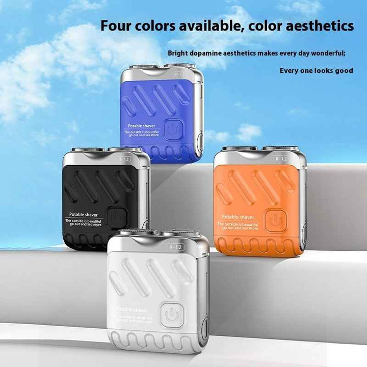 Portable Electric Shaver for Men – Mini Waterproof Travel Shaver