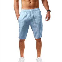 Men's Cotton Linen Drawstring Sport Pants | Breathable Comfort