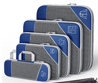 Travel Organiser Bag Set – Compression Packing Cubes (5‑Piece)