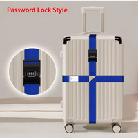 Colourful Anti‑Theft Luggage Straps – Adjustable Travel Security Belts