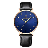 Luxury Business Men’s Watch – Ultra‑Thin Gold Quartz