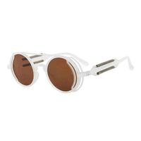 Gothic Steampunk Sunglasses – Retro Circular Frame