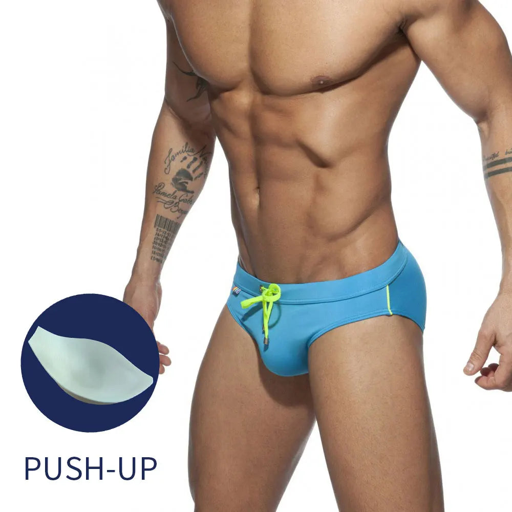 Men’s Rainbow Supportive Swim Briefs