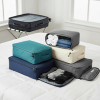Travel Packing Cubes 4-Piece Set – Lightweight Compression Organiser | 4 Colours