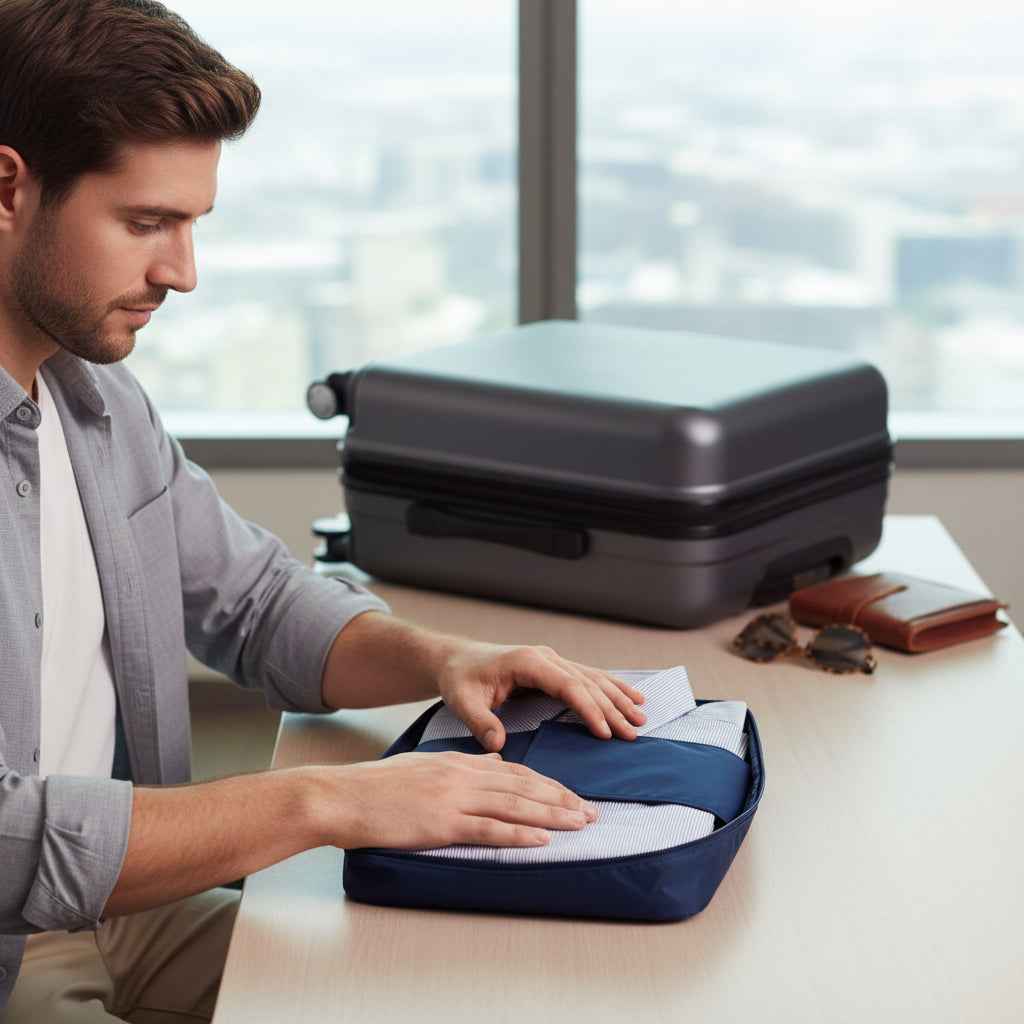 Business Travel Organiser – Compact Document & Accessories Case