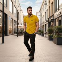 Classic Polo Shirt | Men's Short Sleeve Button Lapel Top