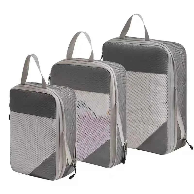 Compression Packing Cubes – Travel Organiser Set (3-5‑Piece)
