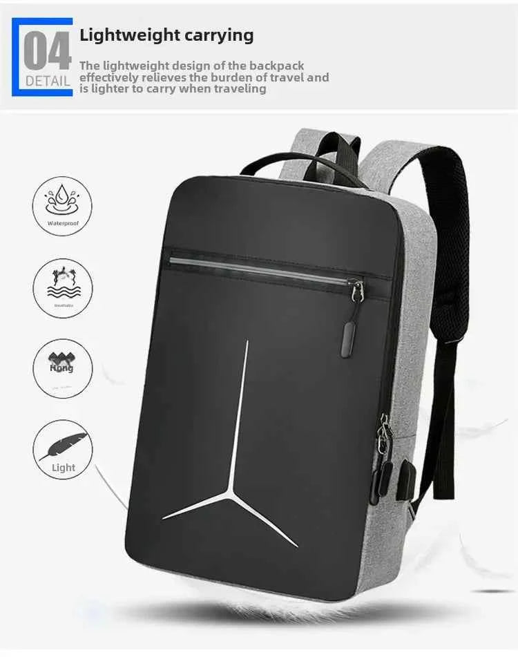 Anti‑Theft Laptop Backpack – Waterproof Hard Shell