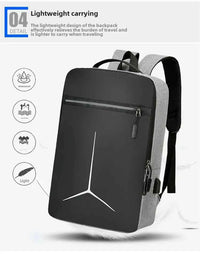 Anti‑Theft Laptop Backpack – Waterproof Hard Shell