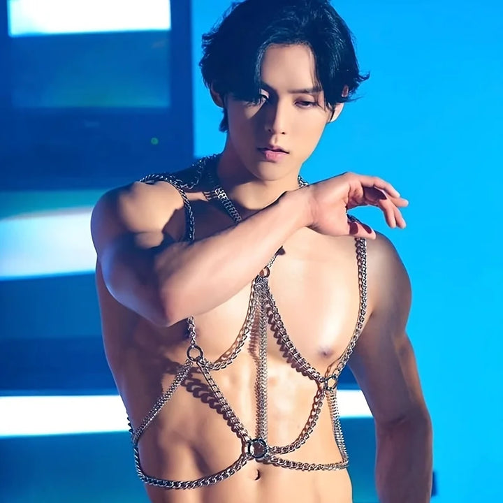 Men’s Punk Hip‑Hop Belt – Fashion Accessory