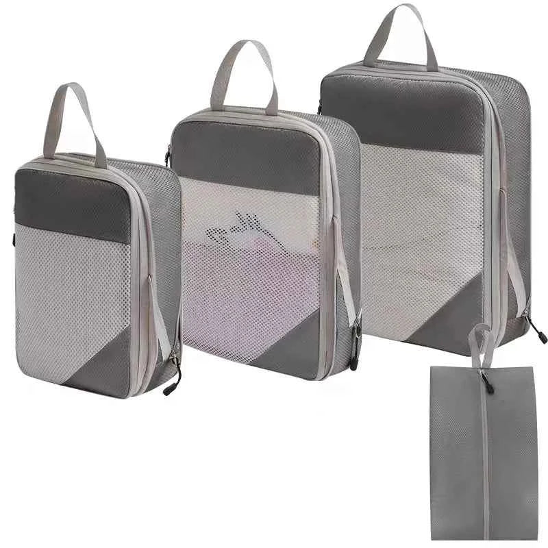 Compression Packing Cubes – Travel Organiser Set (3-5‑Piece)