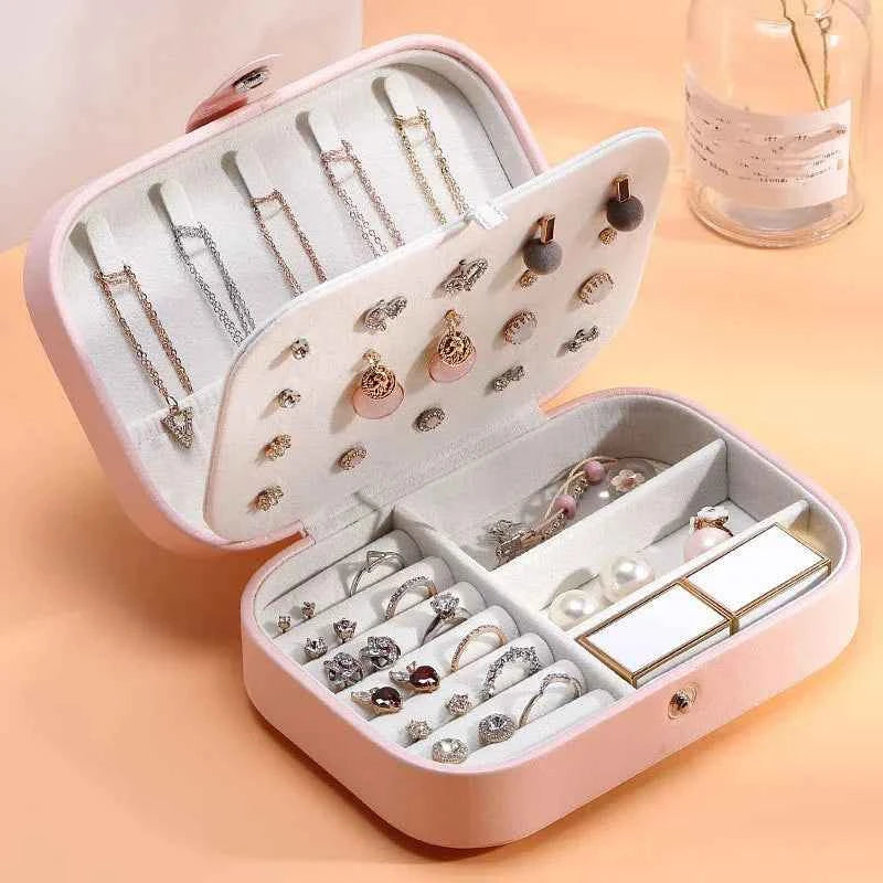 Portable Jewellery Box Organiser – Travel Storage Case