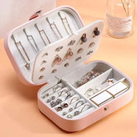 Portable Jewellery Box Organiser – Travel Storage Case