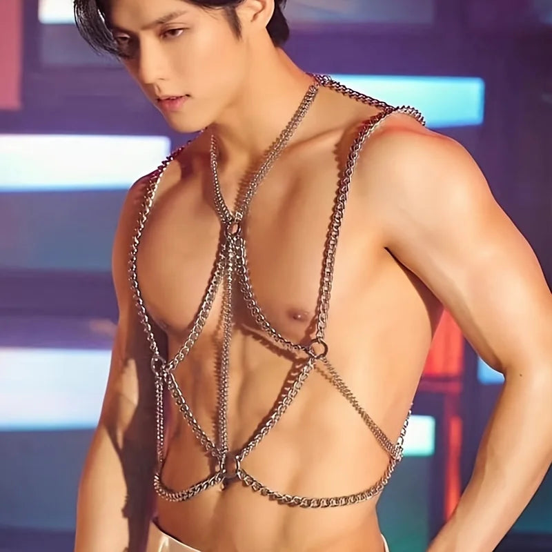 Men’s Punk Hip‑Hop Belt – Fashion Accessory