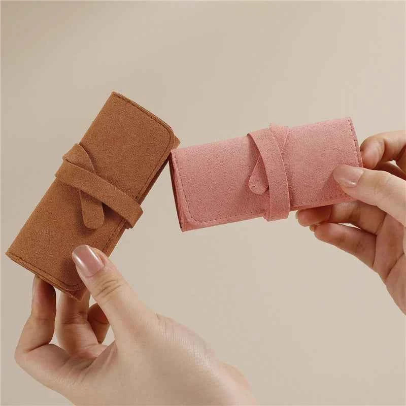 Travel Jewellery Box – Foldable Storage Roll Organiser